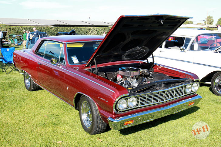Earlier example of classic red Chevelle