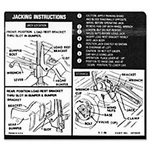 Decals & Stickers - Jack Instruction Decals
