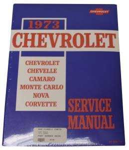 Classic Camaro Parts - Books & Manuals - Shop Manuals