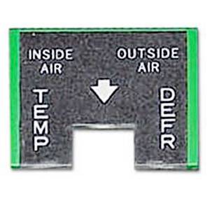 Heater/AC Control Lenses & Bezels