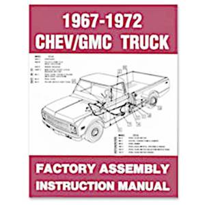 Classic Chevy & GMC Truck Parts - Books & Manuals - Assembly Manuals