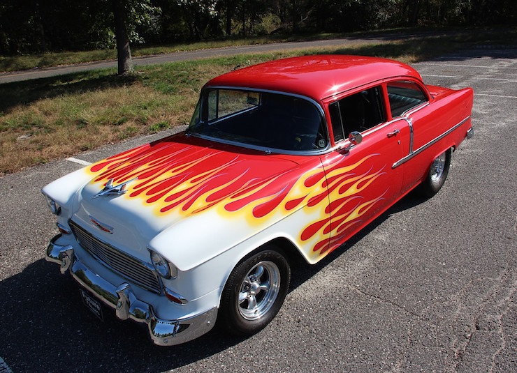 Cars With Flame Paint Jobs