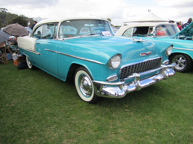 1955 blue Chevy Bel-Air