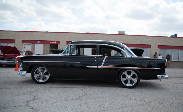 Clean black Bel Air Chevy