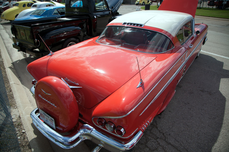 A nice top view of a Bel Air