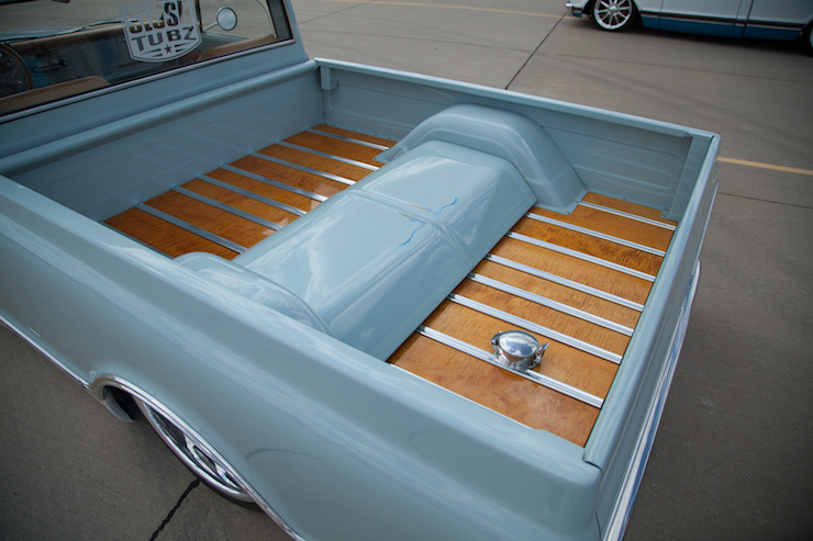 Wood truck bed