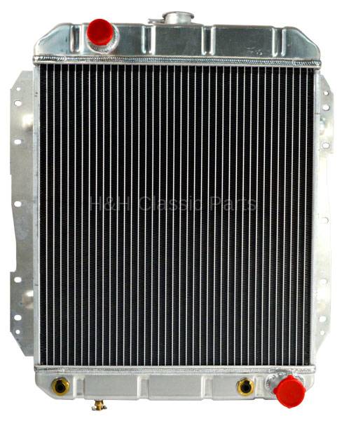 Full Aluminum 2-Row Crossflow Radiator For 1963-1968 Chevy Impala Bel Air / 1964-1967 El Camino - Work_radiator