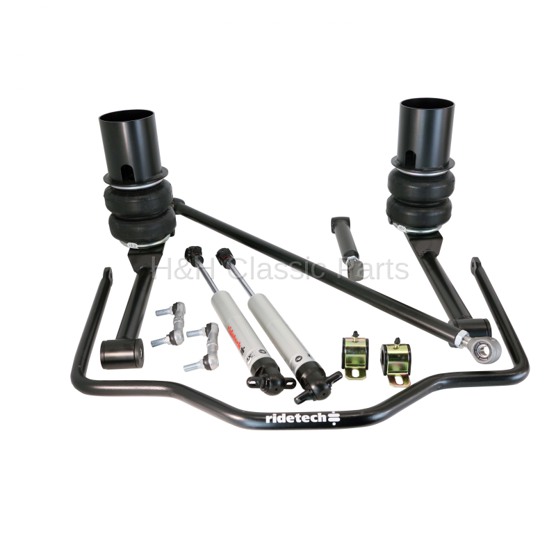 thumbnail image 2 of Air Ride Suspension Kit For 1965-1970 Impala, Caprice, Biscayne – 1/2 Valves, 7-Switch Tank, Bolt-On Brackets (USA Made) 2 of 4