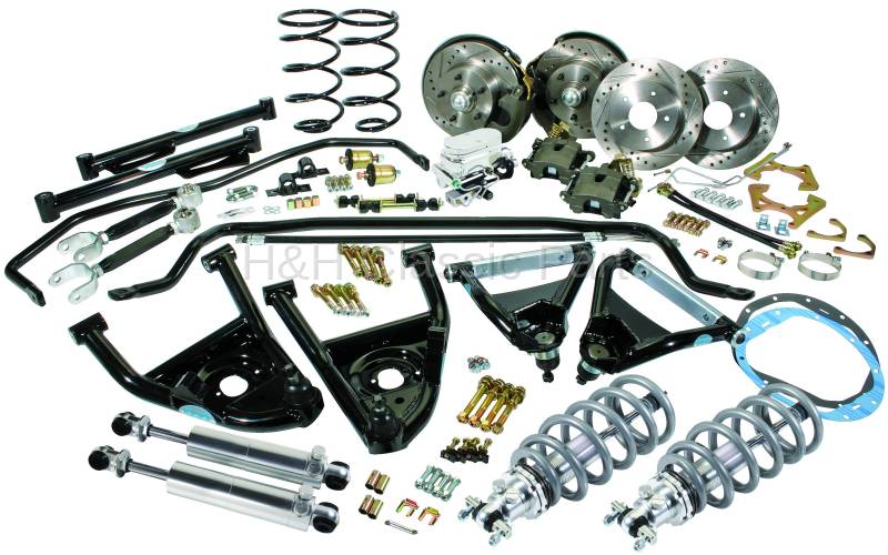 Airmaxxx Front & Rear Air Suspension Kit With Brackets For 1964-1972 Chevelle A-Body