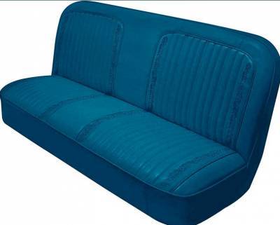 Blue Vinyl Bench Seat Covers 1969 72 Chevy Truck Pui 7585 - Vinyl Bench Seat Covers For Trucks