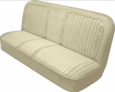 White Vinyl Bench Seat Covers 1969 72 Chevy Truck Pui 7589 - 1972 Chevy Truck Bucket Seat Covers