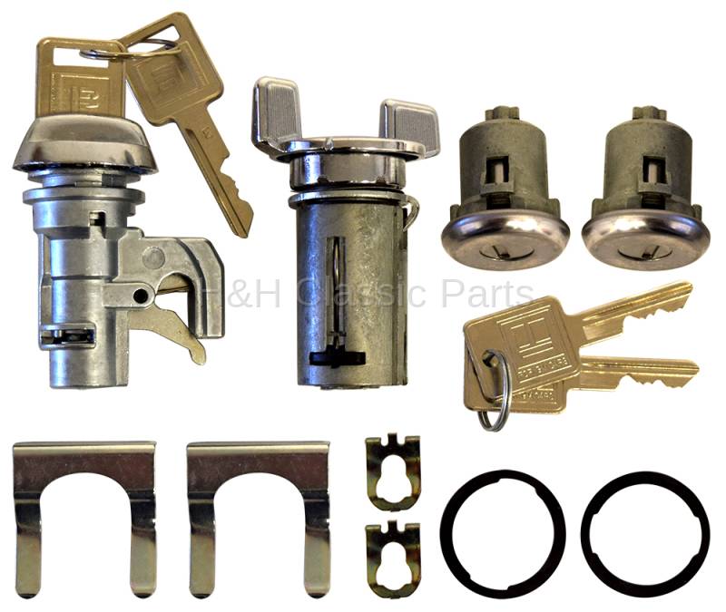 PY Autolock Ignition, Door, And Glovebox Lock Set For 1967-1972 Chevy & GMC Pickup Trucks