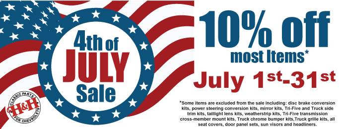 Fourth of July Sale