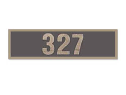 327 Valve Covers Decal | 1967-68 Chevy Truck | Jim Osborn