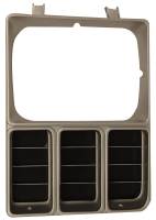Counterpart Automotive - Headlight Bezel LH Silver/Black