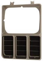 Counterpart Automotive - Headlight Bezel RH Silver/Black