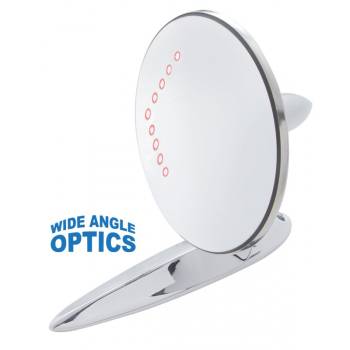 United Pacific - Outside Convex Mirror w/ LED Signal - Image 1
