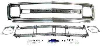 H&H Classic Parts - Grille Kit with Stamped Letters with Chrome Inner Grille - Image 1