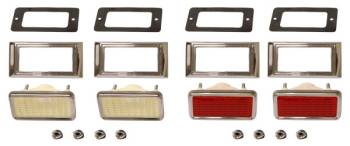 OER (Original Equipment Reproduction) - Side Marker Light Kit with Clear Front Lights - Image 1