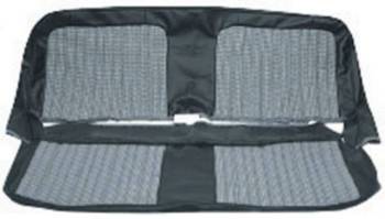 PUI - Black Cloth Bench Seat Covers - Image 1