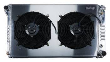 Cold Case Radiators - Aluminum Radiator with Dual Electric Fans - Image 1