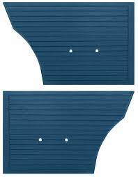 PUI - Parts Unlimited Interiors - Rear Panels Bright Blue - Image 1