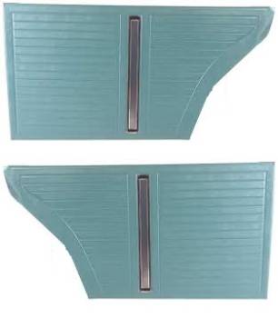 PUI - Parts Unlimited Interiors - Rear Door Panels Aqua - Image 1