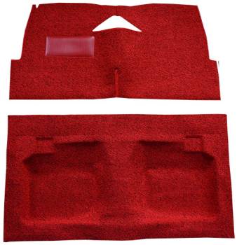 Auto Custom Carpet - Red Tuxedo Carpet - Image 1