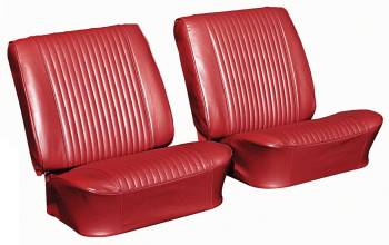 PUI - Front Seat Covers Red - Image 1
