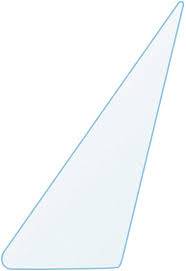 H&H Classic Parts - Vent Window Glass Clear - Image 1