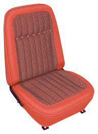 PUI - Front Seat Covers Orange - Image 1
