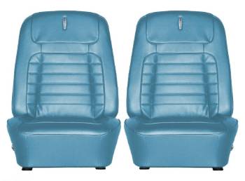 PUI - Front Seat Covers Medium Blue - Image 1