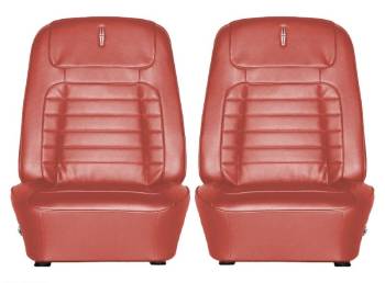 PUI - Front Seat Covers Red - Image 1