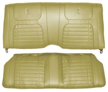 PUI - Parts Unlimited Interiors - Rear Seat Covers Green Gold - Image 1