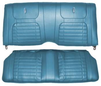 PUI - Parts Unlimited Interiors - Rear Seat Covers Medium Blue - Image 1