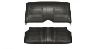 PUI - Parts Unlimited Interiors - Rear Seat Covers Black - Image 1