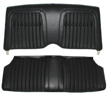 PUI - Parts Unlimited Interiors - Rear Seat Covers Black - Image 1