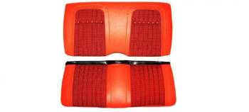 PUI - Parts Unlimited Interiors - Rear Seat Covers Orange - Image 1