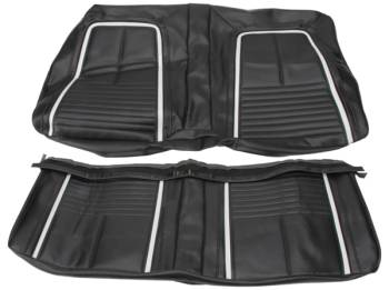 Rear Seat Covers Black