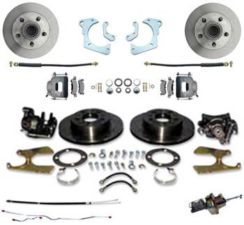 Power 4-Wheel Disc Brake Conversion Kit | 1967-68 Impala or Caprice or Bel-Air or Biscayne | H&H Classic Parts | 13382
