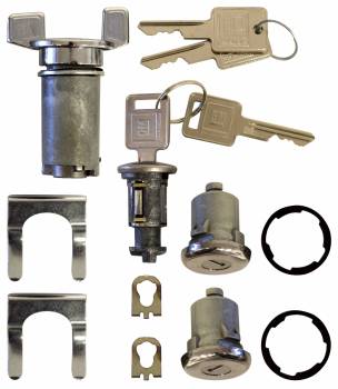 Ignition-Door Locks-Tailgate Lock Set | 1973-78 Chevy Blazer or GMC Jimmy | PY Classic Locks | 9031