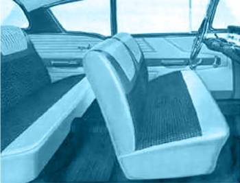 Blue Seat Cover Set | 1958 Biscayne | CARS Inc | 16382