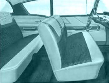 Green Seat Cover Set | 1958 Biscayne | CARS Inc | 16384