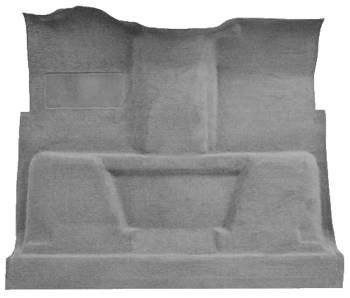 Dove Gray Cutpile Carpet | 1975-80 Chevy Truck or GMC Truck | Auto Custom Carpet | 9719