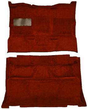Canyon Red Cutpile Carpet | 1981-86 Chevy Truck or GMC Truck | Auto Custom Carpet | 50091