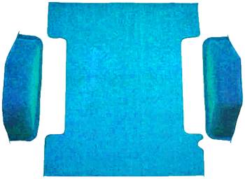 Blue Cutpile Cargo Area Carpet | 1974 Chevy Blazer or GMC Jimmy | Auto Custom Carpet | 50311