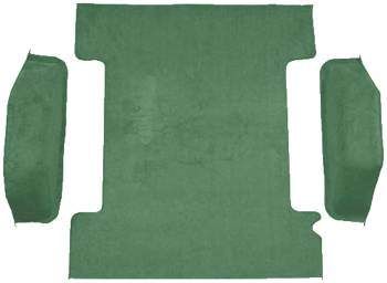 Late Jade Green Cutpile Cargo Area Carpet | 1974 Chevy Blazer or GMC Jimmy | Auto Custom Carpet | 50314