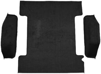 Black Cutpile Cargo Area Carpet | 1975-77 Chevy Blazer or GMC Jimmy | Auto Custom Carpet | 50338