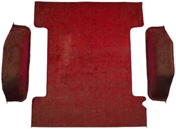 Oxblood Red Cutpile Cargo Area Carpet | 1975-77 Chevy Blazer or GMC Jimmy | Auto Custom Carpet | 50348