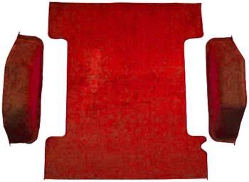 Dark Red Cutpile Cargo Area Carpet | 1975-77 Chevy Blazer or GMC Jimmy | Auto Custom Carpet | 50350